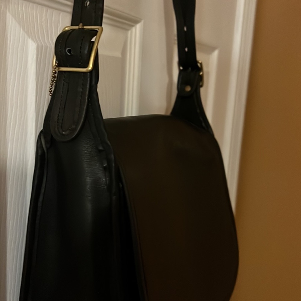Rare Vintage Coach Saddle Bag Classic Flap 1970's Creed No Serial # Made in NYC - Picture 10 of 14